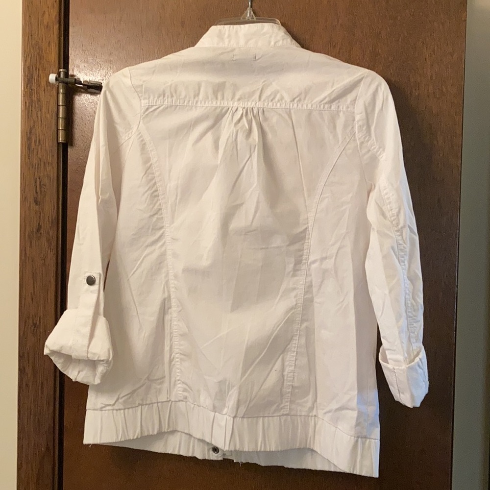 Maurices White Button Up Jacket - Picture 6 of 8